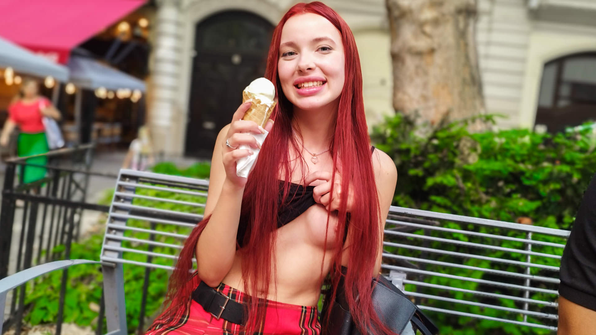 MEGAN MURKOVSKI NAUGHTY ICE CREAM LOVING 18-YEAR-OLD REDHEAD RUSSIAN  porn video