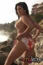 Orange Bikini At Beach picture 12